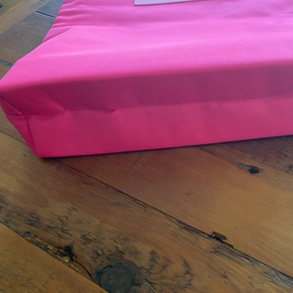 CLINIQUE PINK TOTE BAG SQUARE SHAPE- SO CUTE! - RARE - BRAND NEW WITH TAGS - Picture 3 of 5